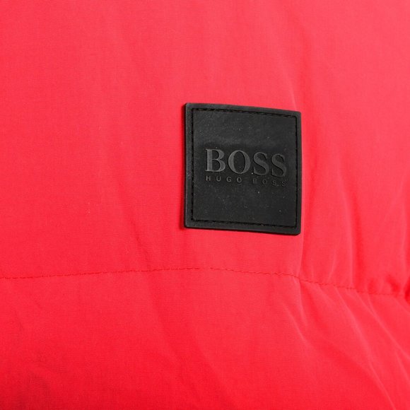 Hugo Boss Men's "Deil" Red Down Parka Jacket - Picture 5 of 8